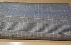 Stretch ruit zwart wit (125)