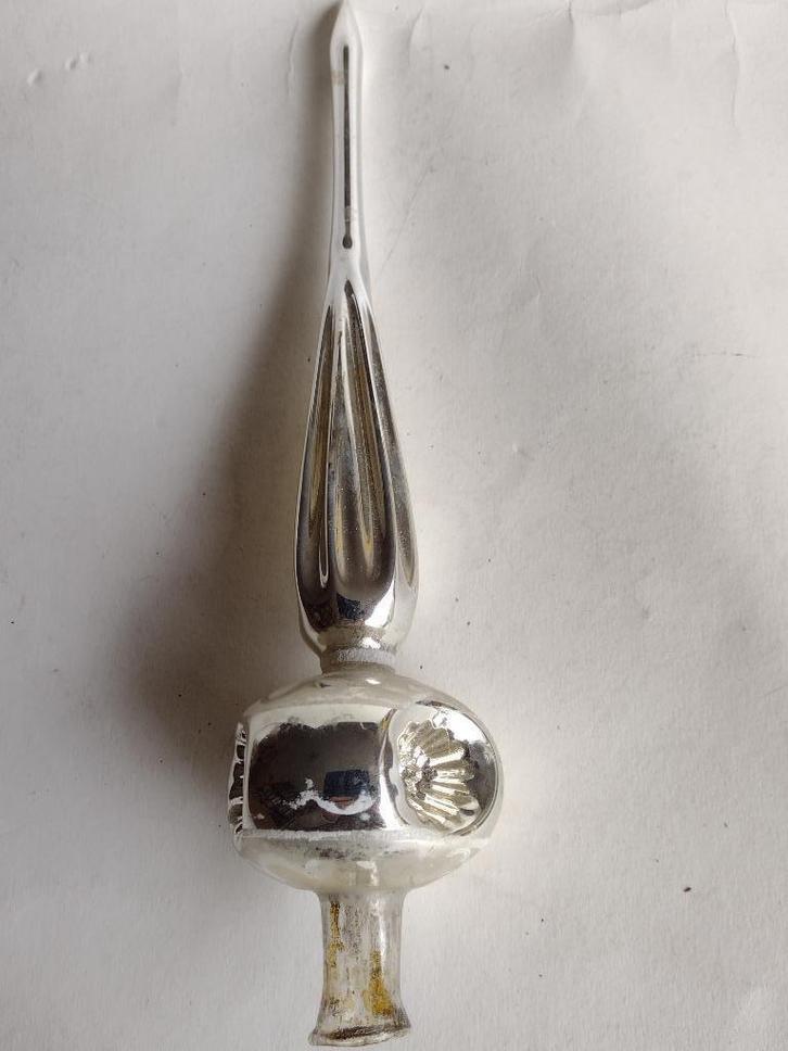 vintage kerst deukpiek in zilverkleur, Diversen, Kerst, Gebruikt, Ophalen