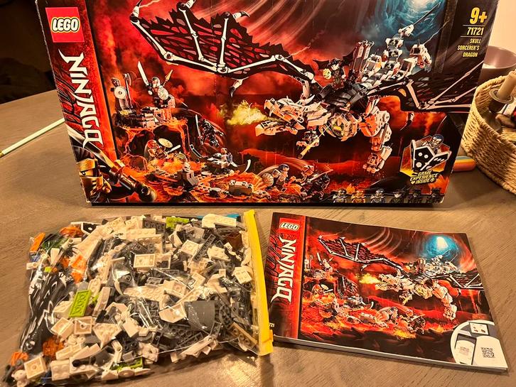 Lego Ninjago 71721 Skull Sorcerer's Draak met doos en boekje, Kinderen en Baby's, Speelgoed | Duplo en Lego, Zo goed als nieuw
