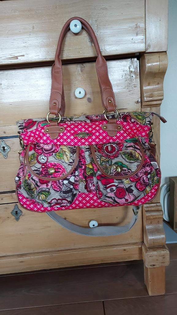 Super mooie fleurige Oilily tas, Ophalen of Verzenden, Zo goed als nieuw, Overige kleuren, Shopper