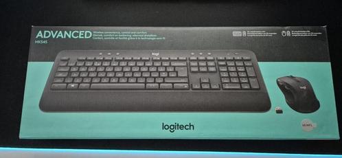 Nieuw in doos! 2x Logitech MK545 Advanced Toetsenbord + Muis, Computers en Software, Toetsenborden, Nieuw, Qwerty, Draadloos, Ergonomisch