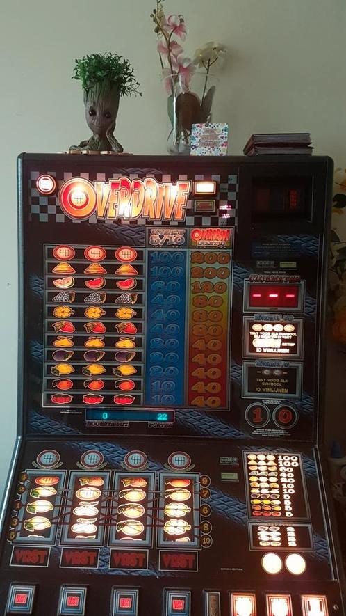 Overdrive gokkast, Verzamelen, Automaten | Gokkasten en Fruitautomaten, Gebruikt, Euro, Met sleutels, Ophalen of Verzenden