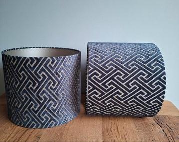 Lampenkap blauw beige Light and Living kap lamp 2 stuks New beschikbaar voor biedingen