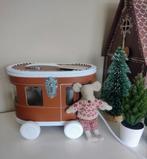Koffertje op wielen, bruin, NIEUW (ZONDER MUIS), Ophalen of Verzenden, Nieuw, Poppenhuis