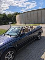 Saab 9-3 2.0 T Cabrio AUT 2001 Blauw, Auto's, 74 €/maand, Beige, 4 cilinders, Cabriolet