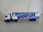 Daf 95 met oplegger sportlife, Ophalen of Verzenden, Zo goed als nieuw, Bus of Vrachtwagen, Lion Toys