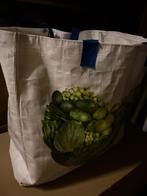 Shopper tas met groente print, Ophalen, Zo goed als nieuw, Wit, Shopper