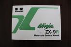 KAWASAKI ZX-9R NINJA 1998 motorcycle owner's manual ZX900 C2, Motoren, Ophalen of Verzenden, Kawasaki