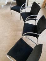 Tonon design 4 stoelen, Ophalen, Gebruikt, Zwart, Twee