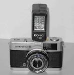 Olympus Trip 35 + flitser, Audio, Tv en Foto, Fotocamera's Analoog, Ophalen of Verzenden, Zo goed als nieuw, Compact, Olympus