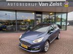 Ford Fiesta 1.0 EcoBoost Vignale Automaat, Airco(automatisch, 101 pk, Gebruikt, Met garantie (alle), Blauw