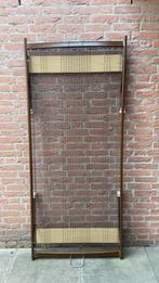 1 persoons ledikant/ logeerbed met wieltjes, Gebruikt, 90 cm, Eenpersoons, Zwart