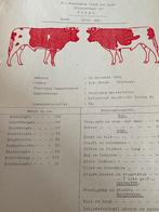 2 x schets Met stamboom.1954 en1957, Antiek en Kunst, Ophalen of Verzenden