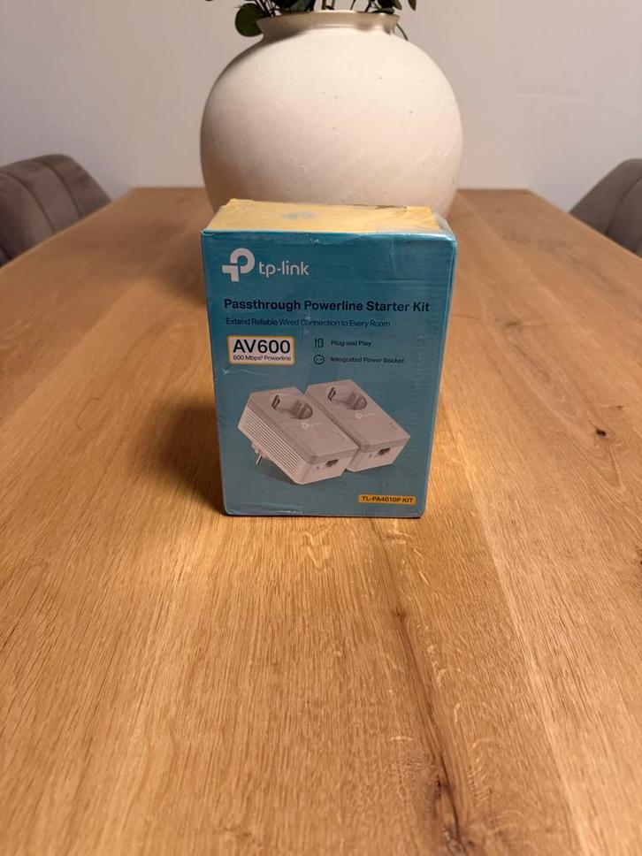 TP-Link TL-PA4010P KIT - Nieuw!, Computers en Software, Powerlines, Nieuw, Ophalen