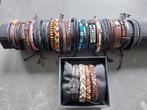 Leren armbandjes (alles in 1 koop), Ophalen of Verzenden, Nieuw, Bruin, Leer