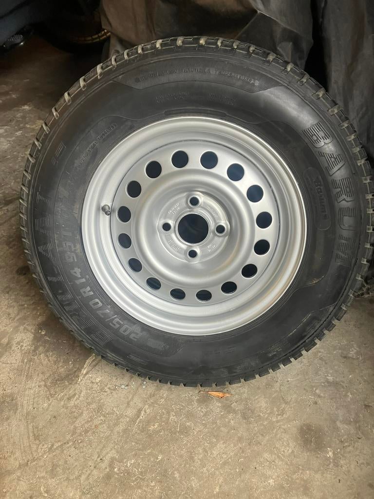 Reservewiel caravan 205/70 R 14., Caravans en Kamperen, Caravan accessoires, Ophalen of Verzenden, Gebruikt