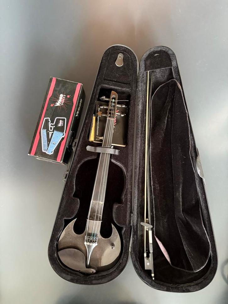 WOOD Elektrische Viool - Topconditie!, Muziek en Instrumenten, Strijkinstrumenten | Violen en Altviolen, Zo goed als nieuw, Viool