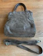 Schoudertas Shabbies Amsterdam veel vakken, khaki taupe, Overige kleuren, Ophalen of Verzenden, 30 tot 40 cm, Gebruikt