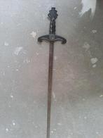 Oud Zwart Zwaard voor Wanddecoratie, Ophalen of Verzenden, Overige soorten, Overige gebieden, Zwaard of Sabel