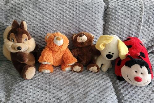 Diverse (5 stuks) knuffels, PIP, Eekhoorn, KIKA, Lieveheersb, Kinderen en Baby's, Speelgoed | Knuffels en Pluche, Zo goed als nieuw