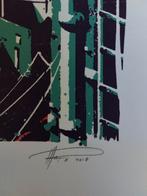 watch dogs poster met handtekening, Ophalen, Rechthoekig Staand, Zo goed als nieuw, A1 t/m A3