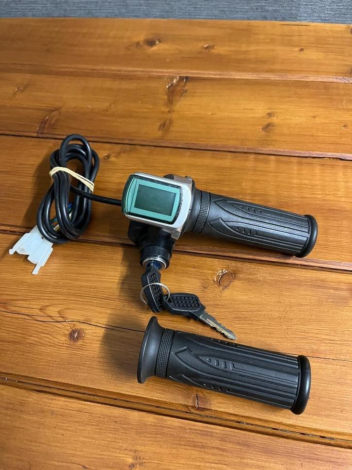 Gashendel met handvaten voor e-bike , elektrische fiets ., Fietsen en Brommers, Fietsaccessoires | Overige Fietsaccessoires, Ophalen of Verzenden