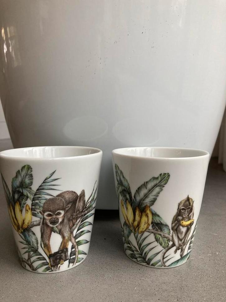 Nieuwe Ikea stunsig  2017 Bekers Aap Limited Edition, Huis en Inrichting, Keuken | Servies, Nieuw, Kop(pen) en/of Schotel(s), Overige stijlen