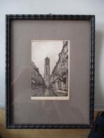 DOM - Utrecht - ets - Kunsthandel Rijnbout, Antiek en Kunst, Kunst | Etsen en Gravures, Ophalen of Verzenden