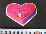 sticker SHELL Tankje hartelijk Shellina 't lievertje van, Ophalen, Zo goed als nieuw, Bedrijf of Vereniging