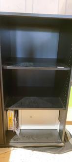 Schuifkast zwart met slot en sleutel, Huis en Inrichting, Kasten | Roldeurkasten en Archiefkasten, Ophalen, Gebruikt, 100 tot 150 cm