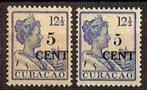 Curacao NVPH nr 74/74a postfris Hulpzegels 1918, Postzegels en Munten, Postzegels | Nederlandse Antillen en Aruba, Verzenden, Postfris