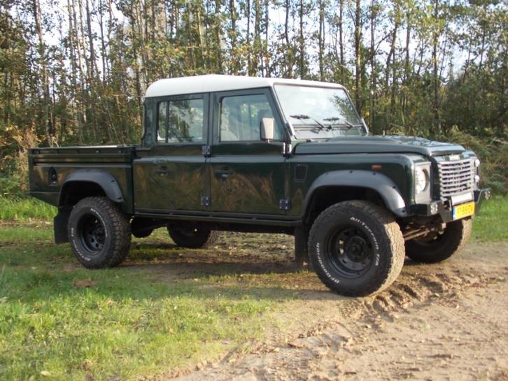 Land Rover Defender 130 TD5 Crew Cab 5-persoons BTW auto (!), Auto's, Bestelauto's, Bedrijf, 4x4, Bluetooth, Centrale vergrendeling