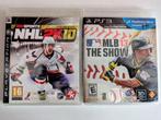 NHL 2K10 en MLB 13 The Show voor PS3, Ophalen of Verzenden, Gebruikt, Sport