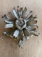 Plafond lamp met 6 fittingen mat zilverkleurig, Huis en Inrichting, Ophalen of Verzenden, Zo goed als nieuw