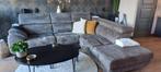 Hoekbank met verstelbare hoofdsteunen, Huis en Inrichting, Ophalen, Gebruikt, Stof