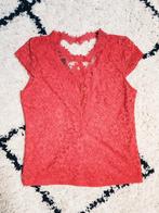 Nieuw mooie rode kanten stretch top maat S/M, Jolio&co, Nieuw, Ophalen of Verzenden, Korte mouw