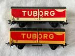 2x Lima DSB Tuborg Koelwagens, Hobby en Vrije tijd, Gebruikt, Gelijkstroom, Wagon, Ophalen of Verzenden