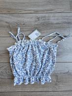NIEUW korte top met blauw witte print van H&M maat S, H&M, Blauw, Nieuw, Ophalen of Verzenden