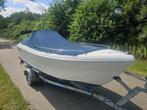 Clever 470 Warrior consoleboot 25PK Mercury 4T incl trailer, Watersport en Boten, Ophalen of Verzenden, Zo goed als nieuw, 3 tot 6 meter