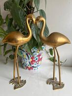 2 Vintage Groot Flamingo 🦩Messing Hollywood Regency 70’s, Antiek en Kunst, Ophalen of Verzenden