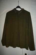 Geisha, leuk legergroen organza blouse, maat 36/38, Kleding | Dames, Blouses en Tunieken, Geisha, Ophalen of Verzenden, Zo goed als nieuw