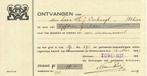 Gemeente Alkmaar Rekening van ontvangst 1937, Postzegels en Munten, Brieven en Enveloppen | Nederland, Ophalen of Verzenden, Overige typen