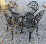 Bistro set, Tuin en Terras, Ophalen of Verzenden, Zo goed als nieuw, 2 zitplaatsen