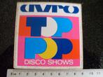 sticker avro toppop disco show logo top pop muziek programma, Verzenden, Zo goed als nieuw, Film, Tv of Omroep