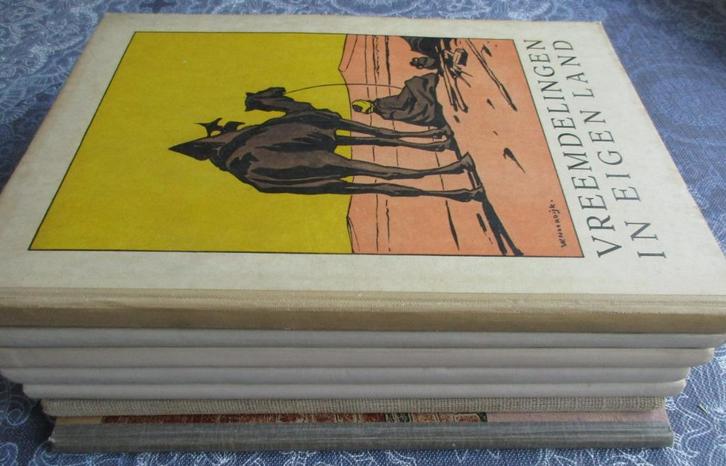 7 premieboeken NCRV - 1935- 1942 -Joh. de Groot, Noordtzij, Boeken, Godsdienst en Theologie, Gelezen, Ophalen of Verzenden