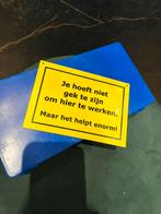 Mancave bordje werkgever grappig humor decoratie gek, Ophalen of Verzenden