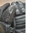 Motorhandschoenen gevoerd leer maat 9 kleur zwart, Motoren, Kleding | Motorkleding, Ophalen of Verzenden, Tweedehands, Heren, Handschoenen