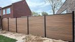 Composiet schutting €190 per meter inclusief montage, Ophalen, Kunststof, 1 tot 2 meter, Minder dan 3 meter