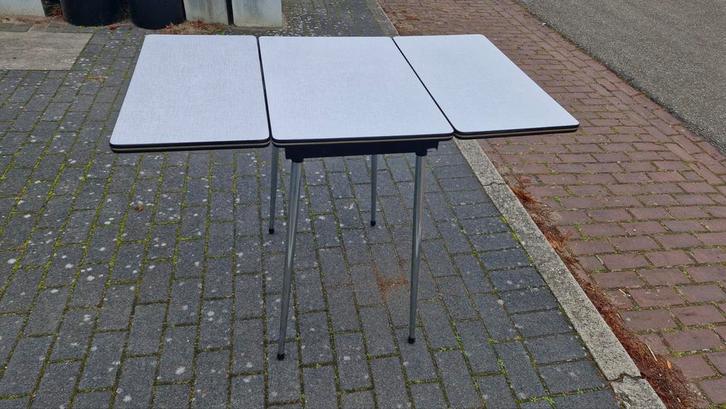 Vintage klaptafel, Antiek en Kunst, Antiek | Meubels | Tafels, Ophalen of Verzenden