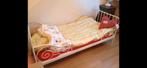 kinderbed, Kinderen en Baby's, Kinderkamer | Bedden, Ophalen, Gebruikt, 70 tot 85 cm, Matras